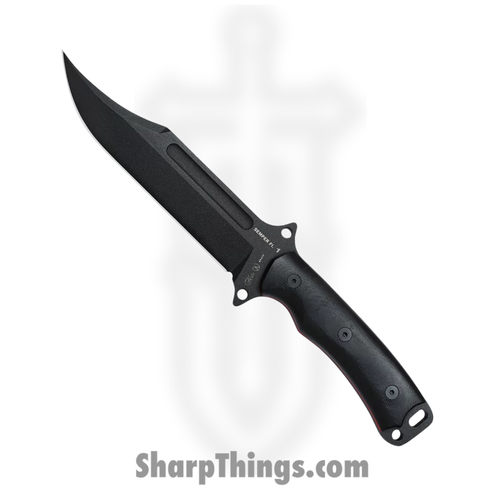 Nieto - NIE143N - Semper Fi 1 Fixed Blade Knife - Bohler N690 G10 - Black