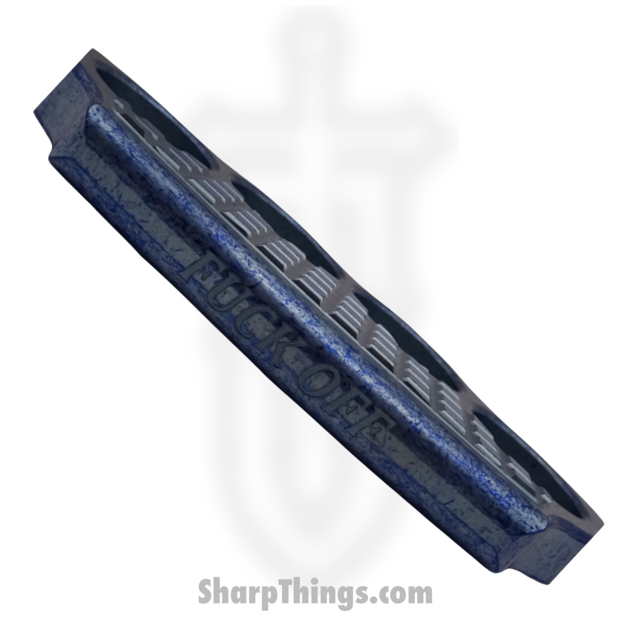 Microtech - 430-MCK-IBl - Custom Hand Tank - Titanium - Ice Blue - Image 2