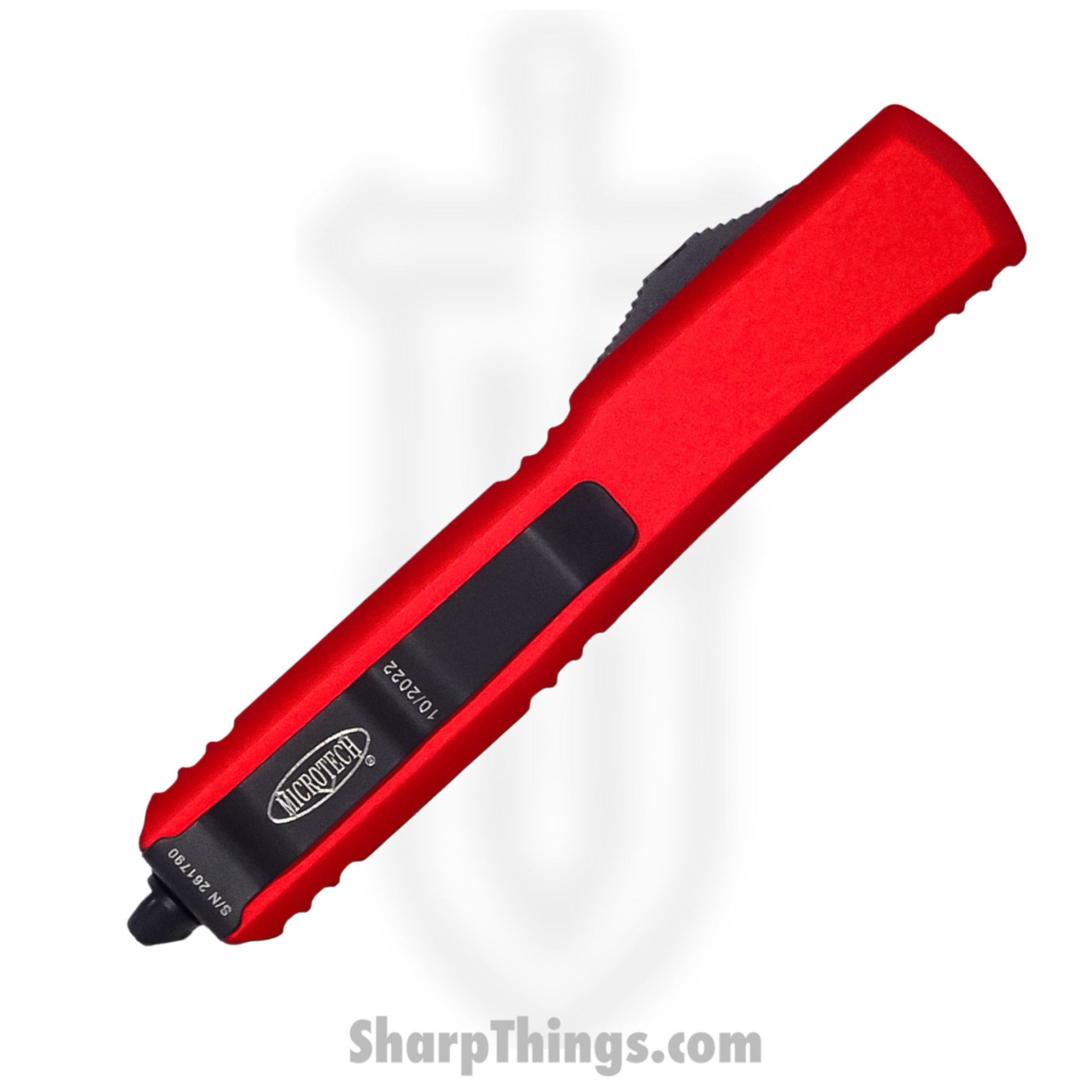 Microtech - 223-1RD - Ultratech - OTF Auto - Elmax, M390, 204P Coated Spartan - 6061-T6 Aluminum - Red - Image 2