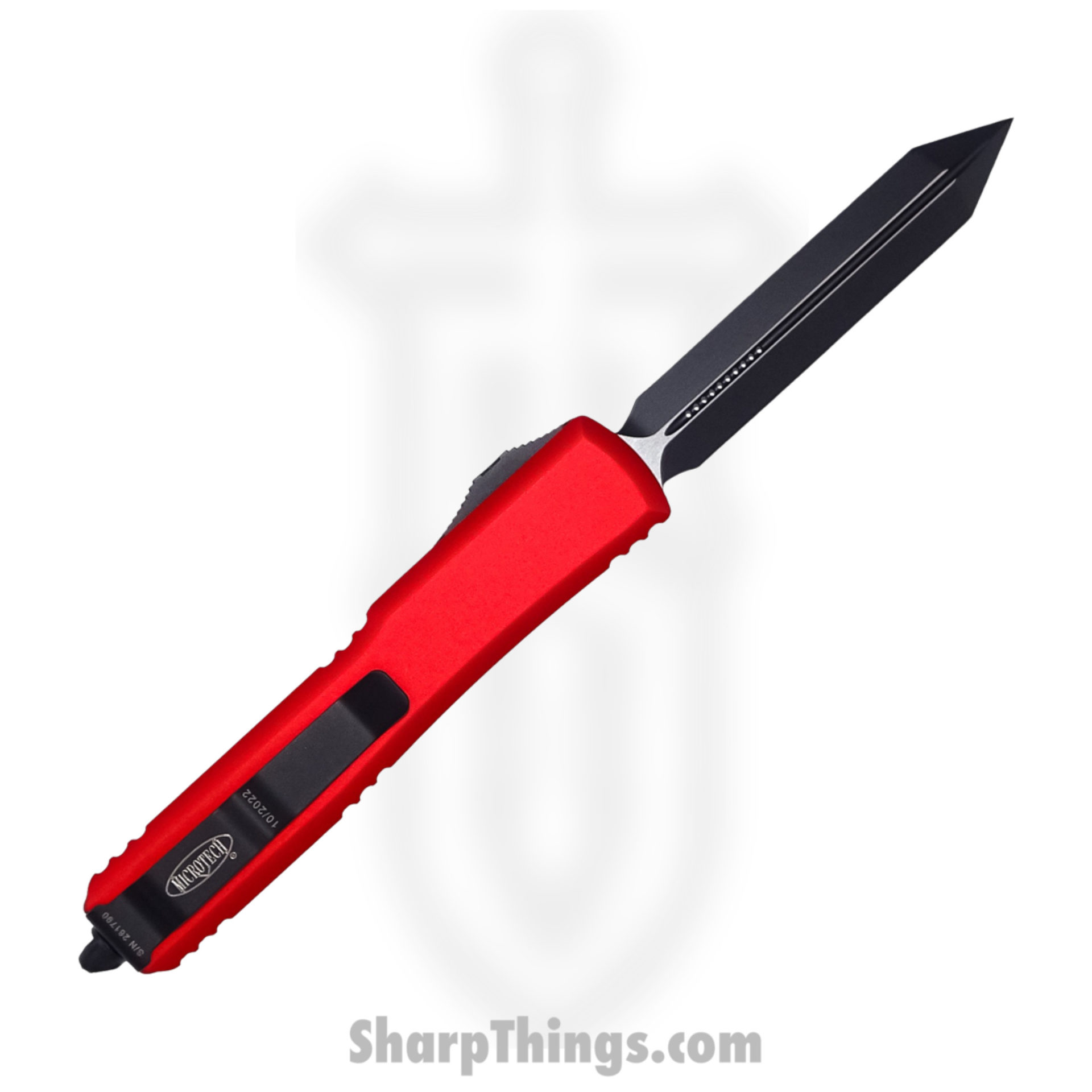 Microtech - 223-1RD - Ultratech - OTF Auto - Elmax, M390, 204P Coated Spartan - 6061-T6 Aluminum - Red - Image 3