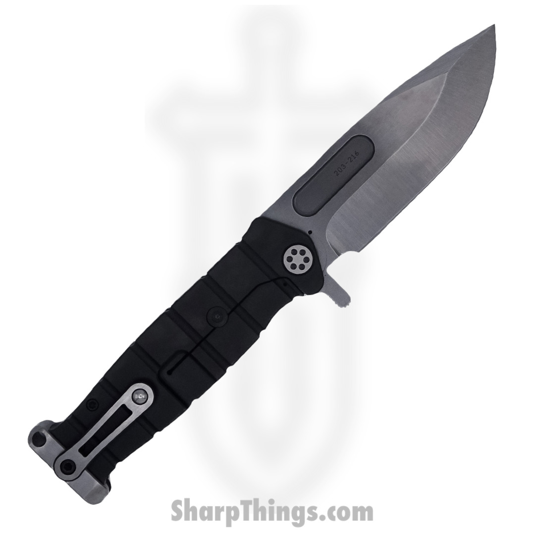 Medford Knife - MK204MTQ-30PV-TPCP-PB - USMC Fighter Flipper Knife - MagnaCut Tumbled PVD "She Devil'"