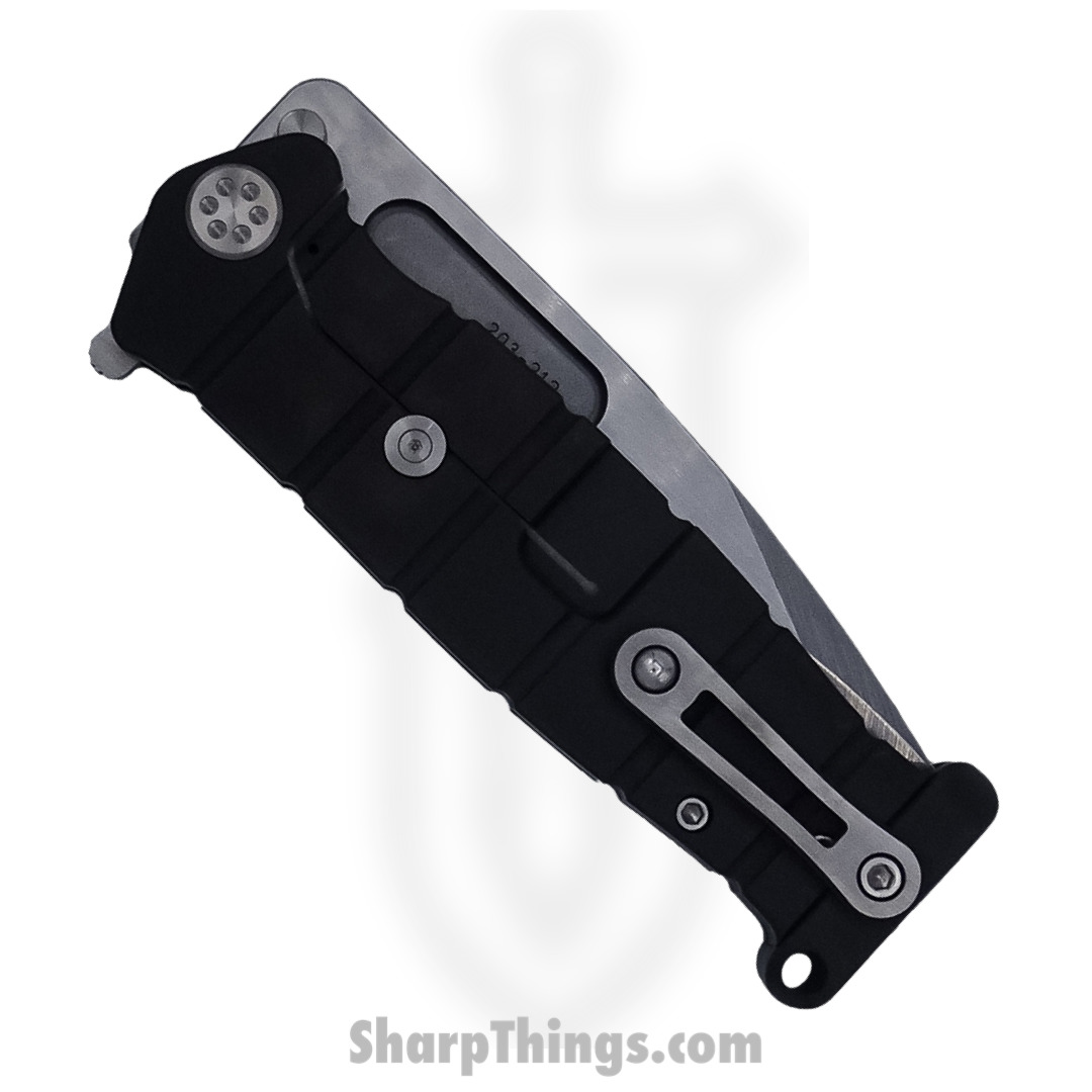 Medford Knife - MK204MTQ-30PV-TPCP-PP - USMC Fighter Flipper Knife - MagnaCut Tumbled PVD Handles - Black - Image 2