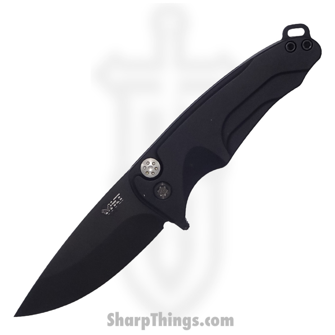 Medford Knife - MK0394PQ-42AB-TPCP-Q4 - Smooth Criminal Button Lock Folder - S45VN PVD - Black - Image 4