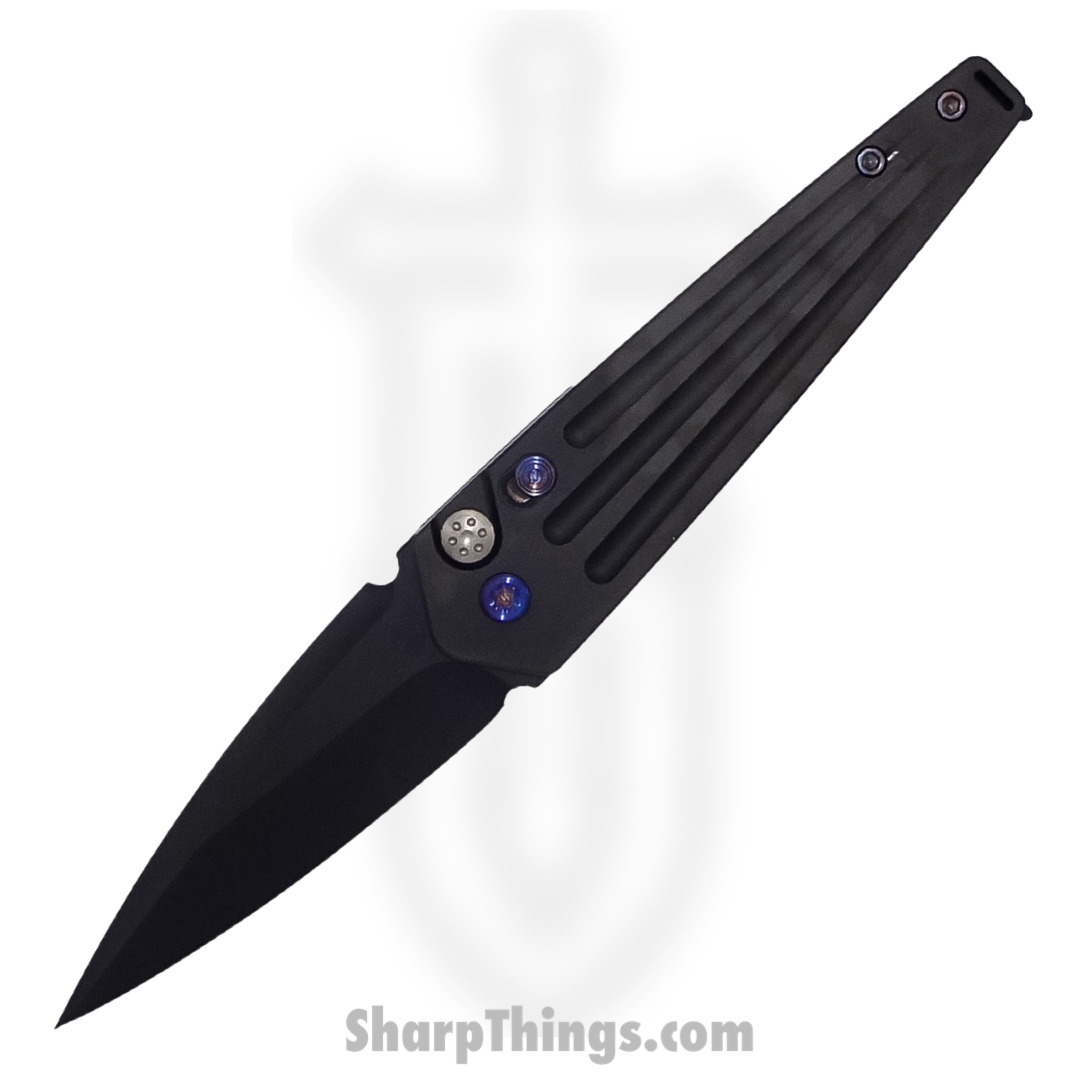 Medford Knife - MK2094PQ-30PV-TFCF-BP - Nosferatu Automatic Knife - S45VN PVD Blade and Handles - Image 3