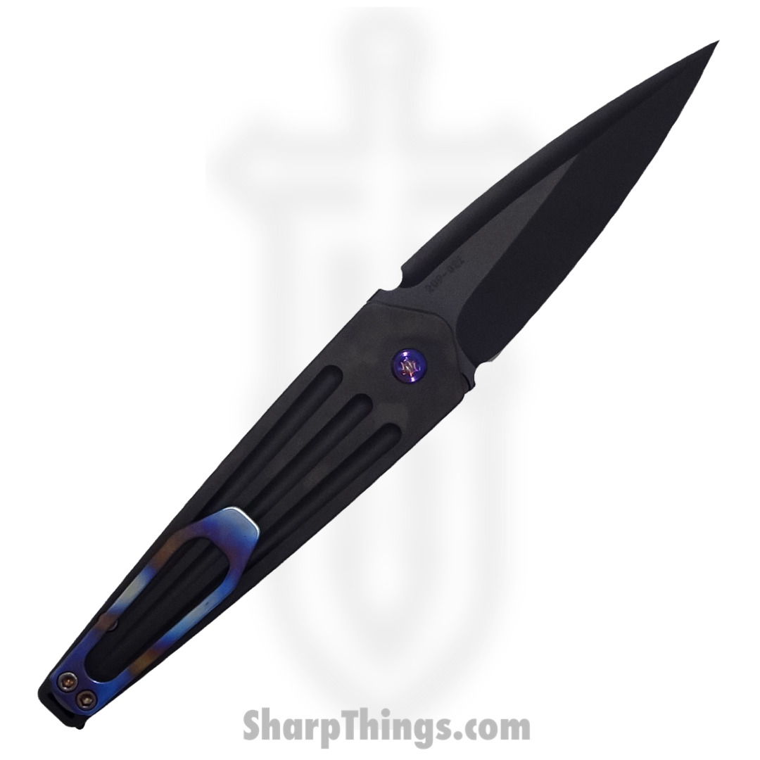Medford Knife - MK2094PQ-30PV-TFCF-BP - Nosferatu Automatic Knife - S45VN PVD Blade and Handles - Image 4
