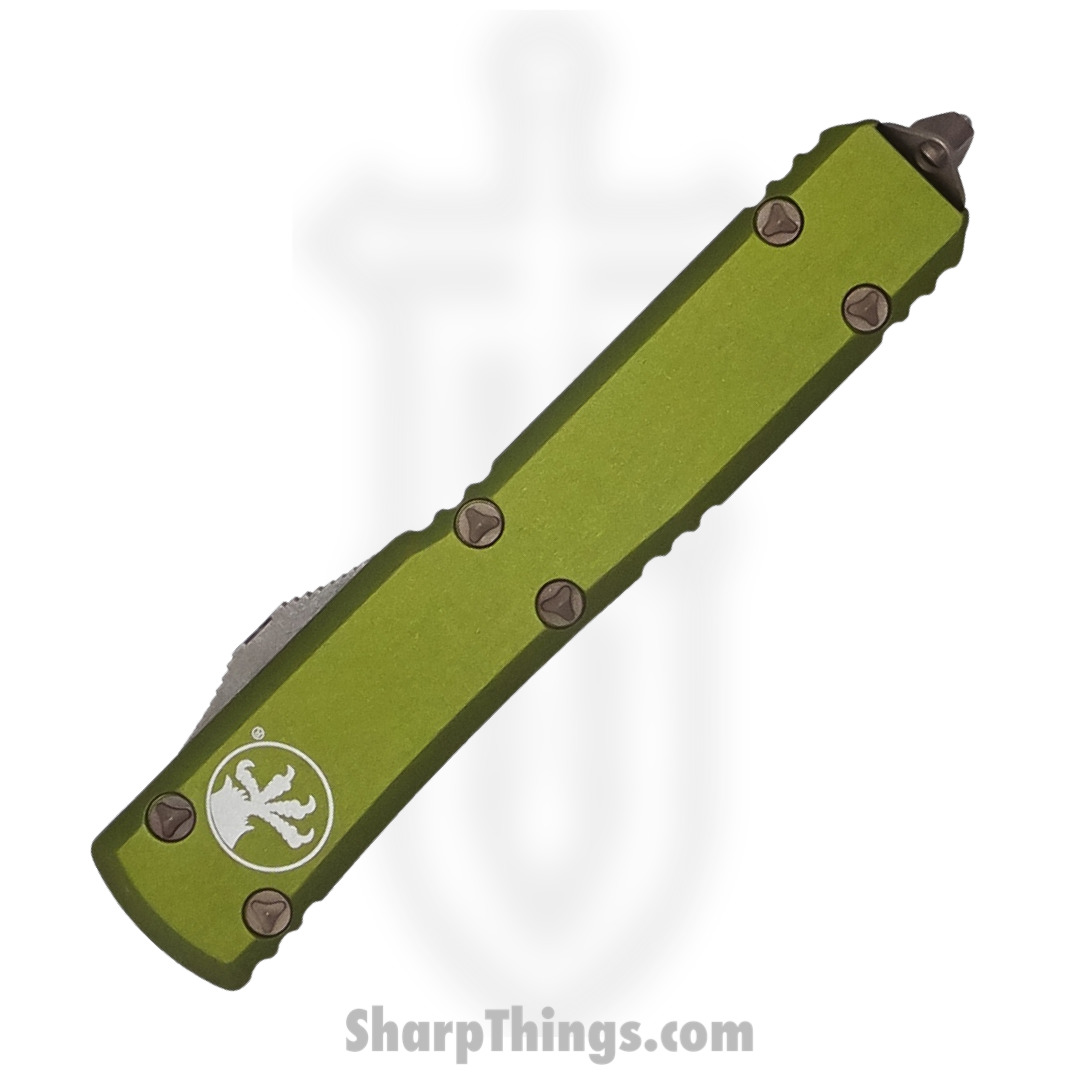 Microtech - 123-13APOD - Ultratech - OTF Auto - Elmax, M390, 204P Apocalyptic Tanto - 6061-T6 Aluminum - OD Green - Image 3