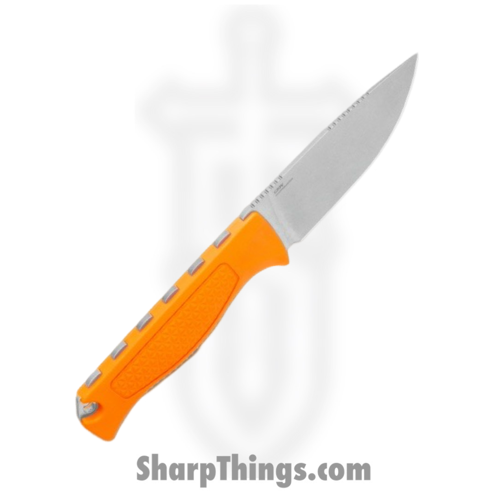 Benchmade - 15006 - Steep Country Hunter - Fixed Blade Knife - CPM S30V Stonewash Drop Point - Santoprene - Orange - Image 2