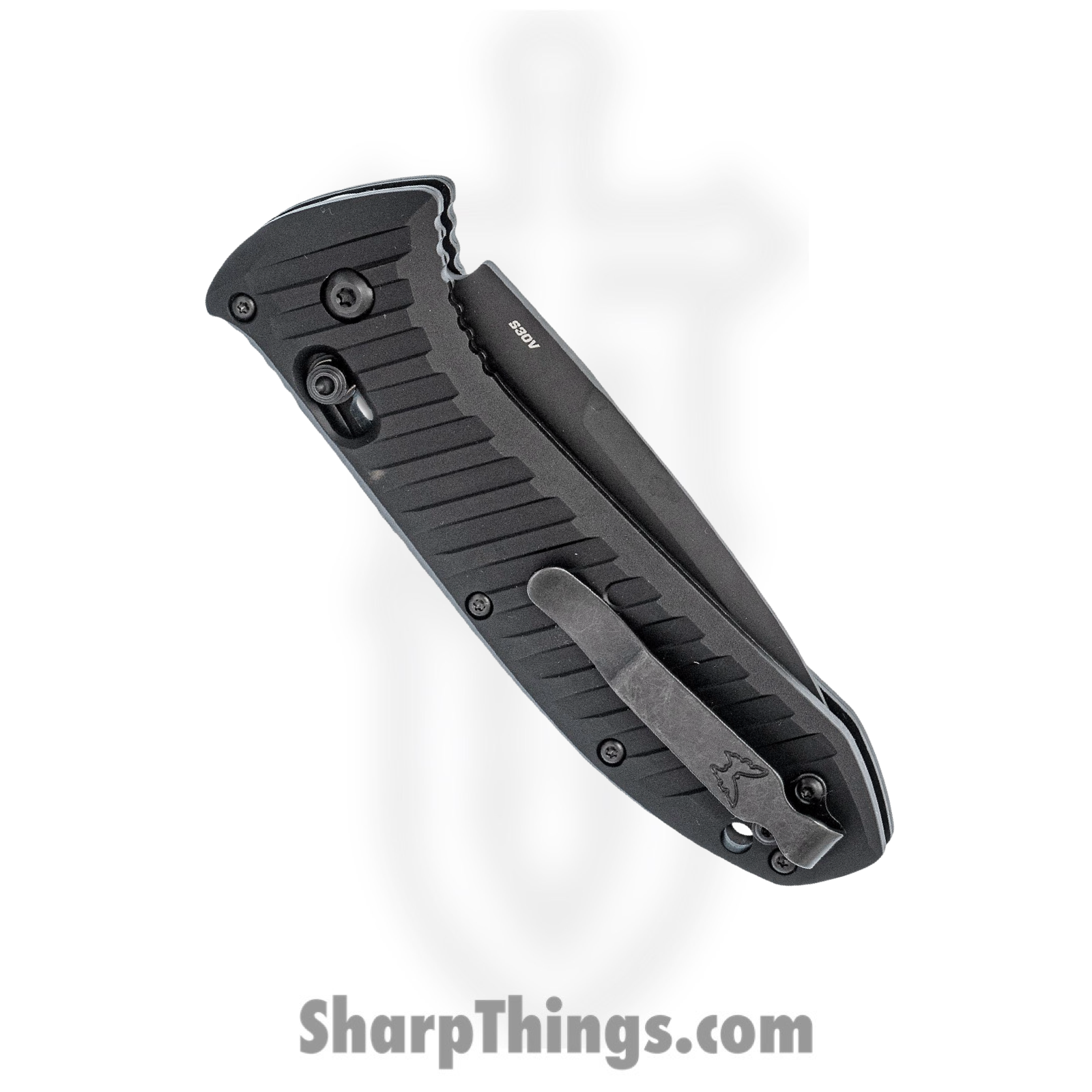 Benchmade - 5700SBK - Presidio II - Automatic Knife - S30V Coated Drop Point P/S - 6061-T6 Aluminum - Black - Image 3