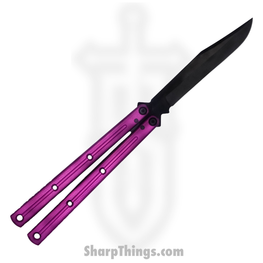 Squid Industries - Krake Raken V2.5 - Balisong Knife - Bowie - Black