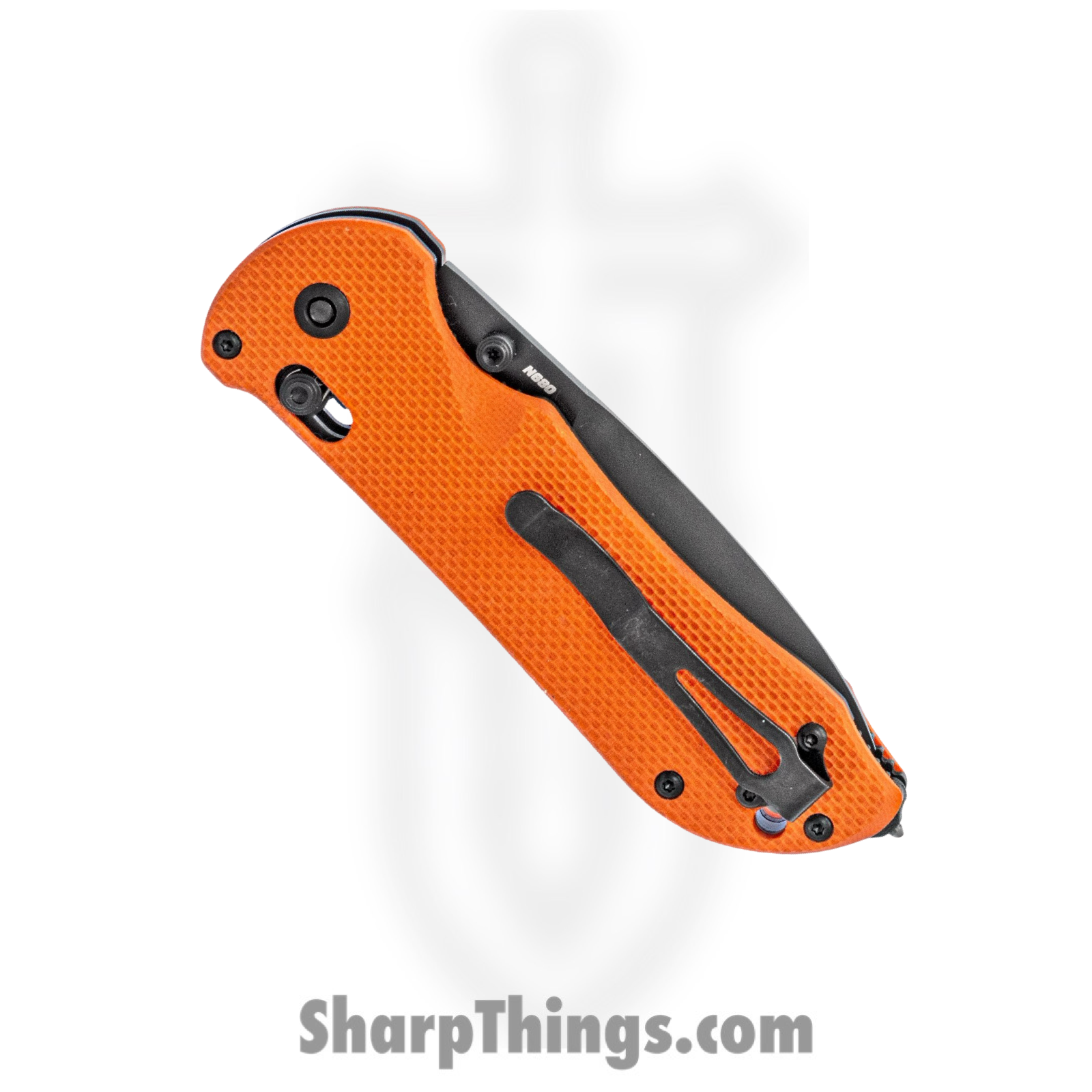 Benchmade - 916SBK-ORG - Triage First Responder - Folding Knife - N680 Coated Combo Blunt Tip P/S - G10 - Orange - Image 3