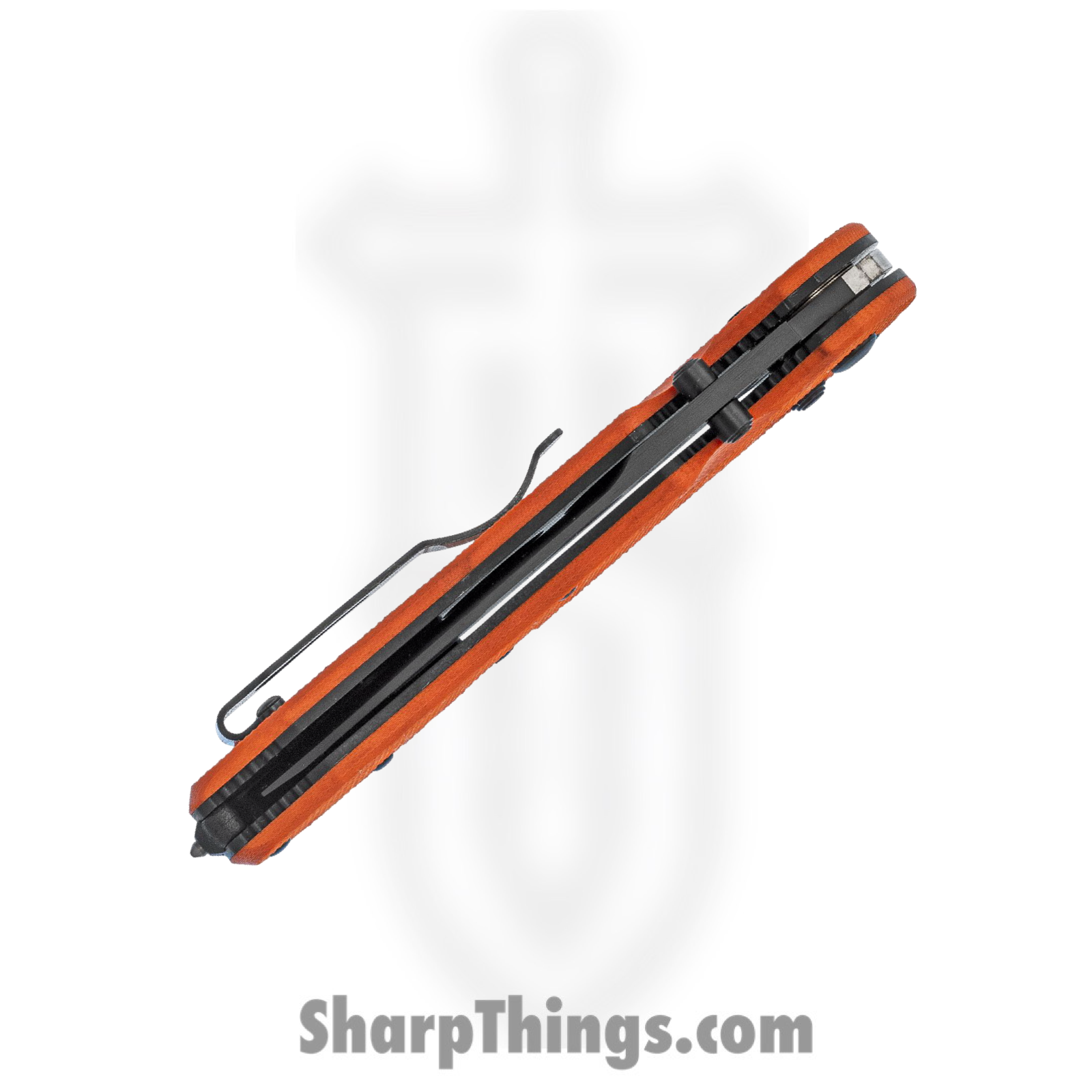 Benchmade - 916SBK-ORG - Triage First Responder - Folding Knife - N680 Coated Combo Blunt Tip P/S - G10 - Orange - Image 4