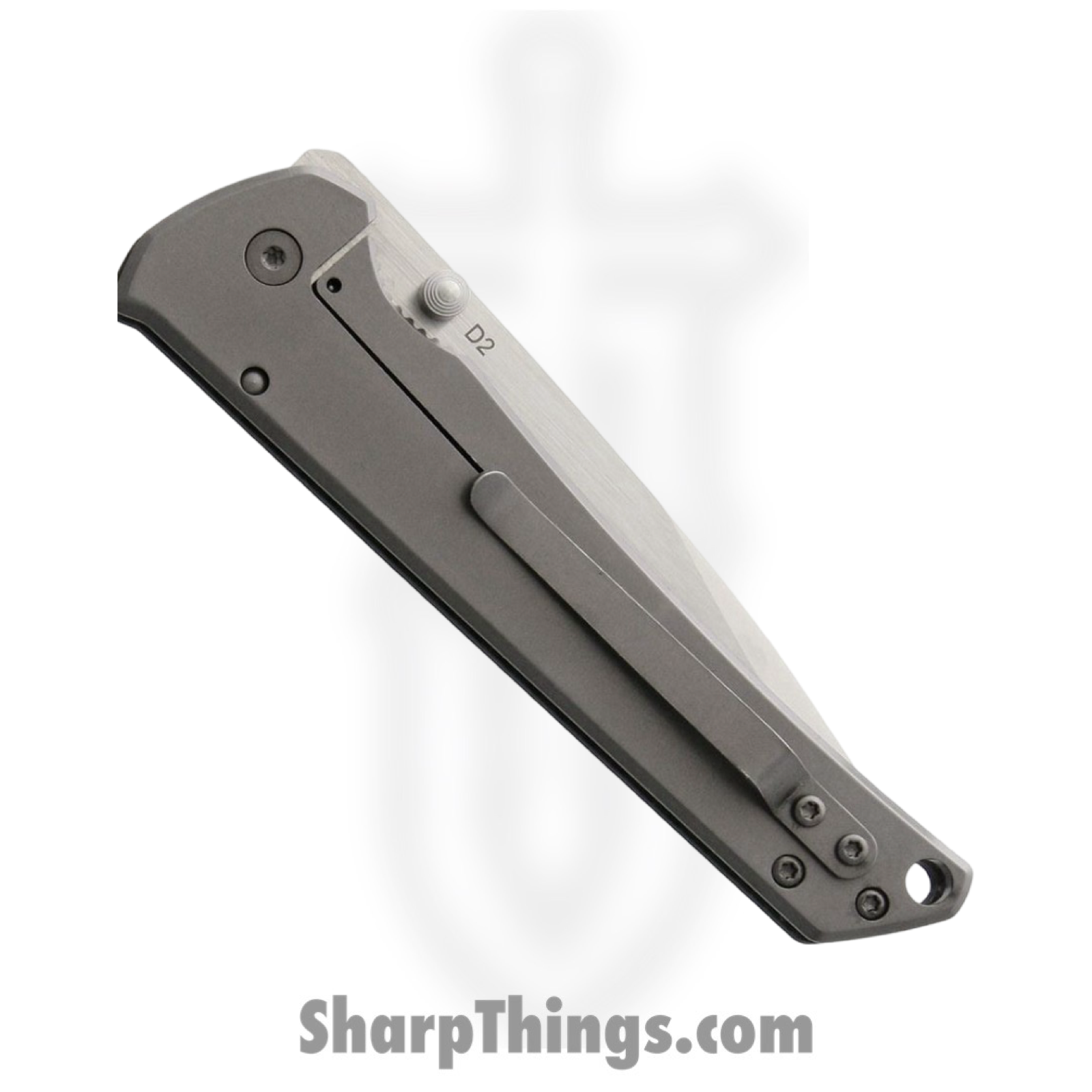 Bastion - BSTN11 - Partizan - Folding Knife - D2 Stonewash Drop Point - Carbon Fiber Titanium - Black Gray - Image 2