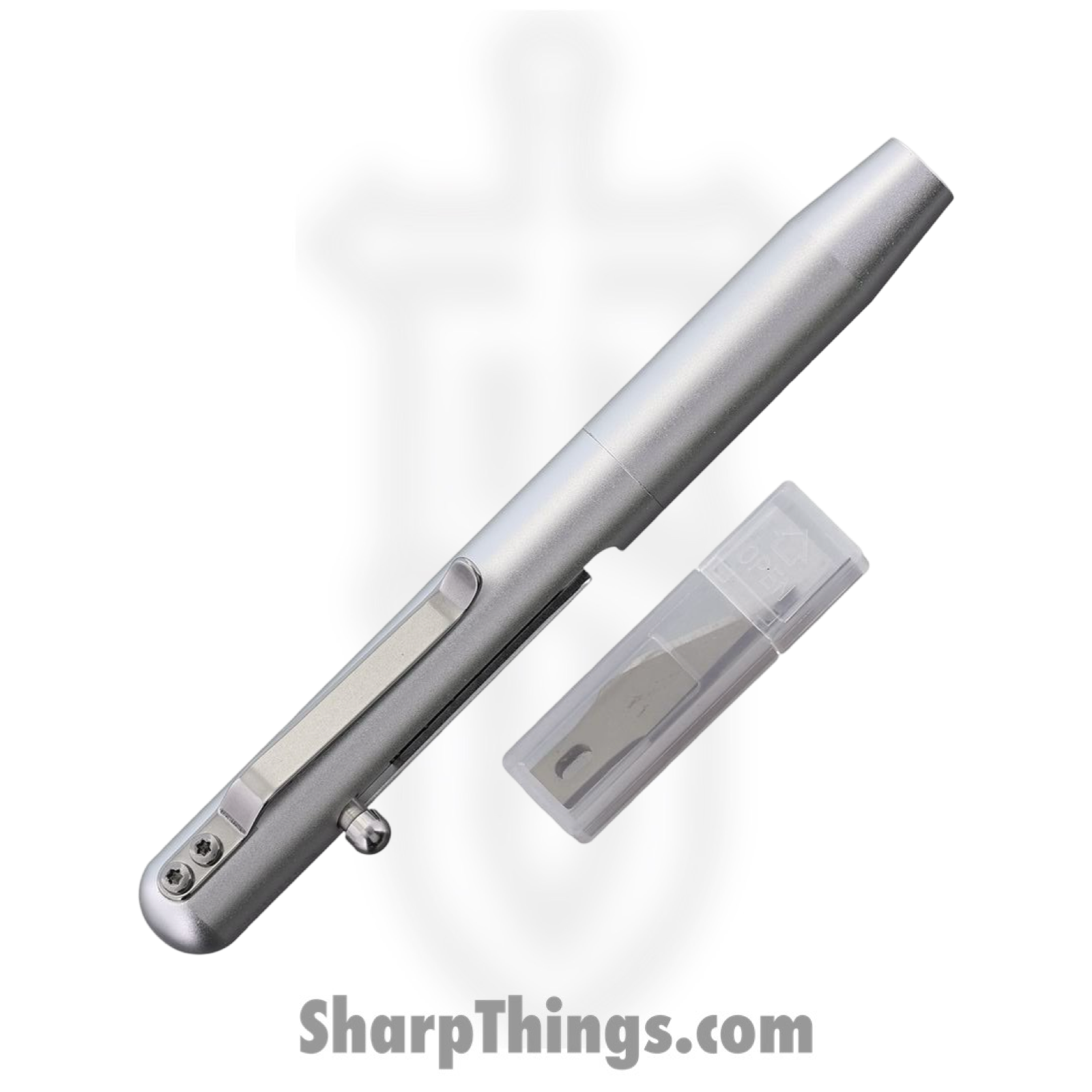 Bastion - BSTN255S - Pen-Style Retractable Precision Blade - Aluminum - Gray - Image 2