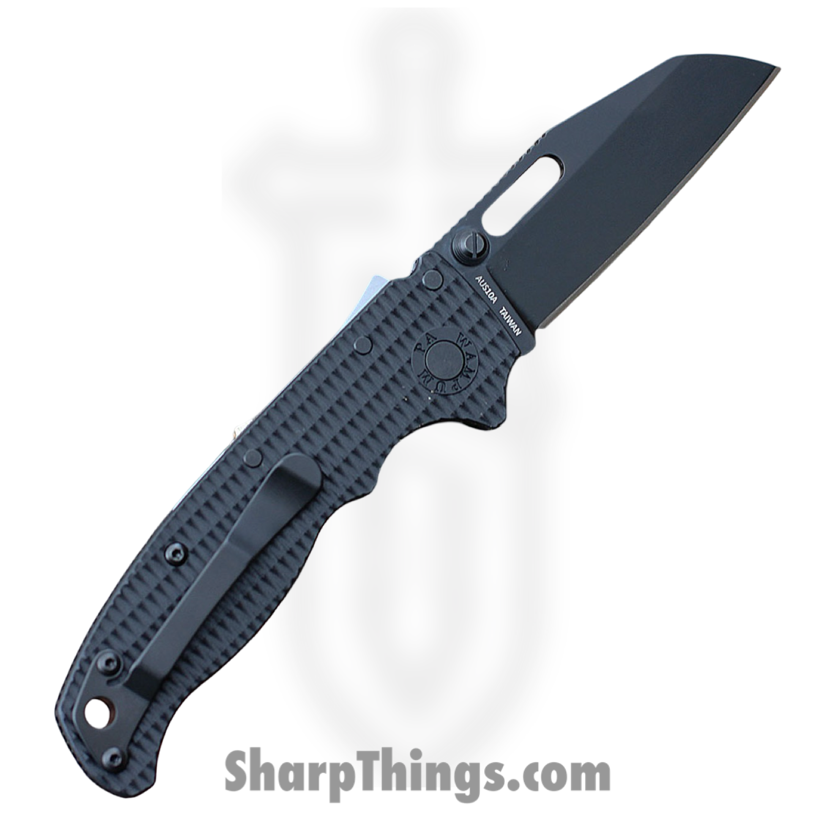 Demko Knives - DEMAD205F22B - AD 20.5 - Folding Knife - AUS-10A Coated Wharncliffe - Grivory - Black - Image 2