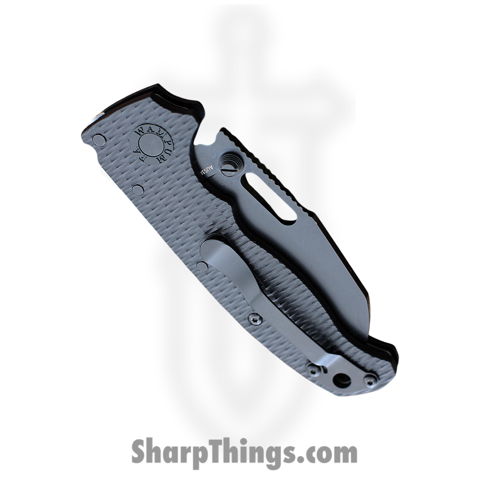 Demko Knives - DEMAD205F22B - AD 20.5 - Folding Knife - AUS-10A Coated Wharncliffe - Grivory - Black - Image 4