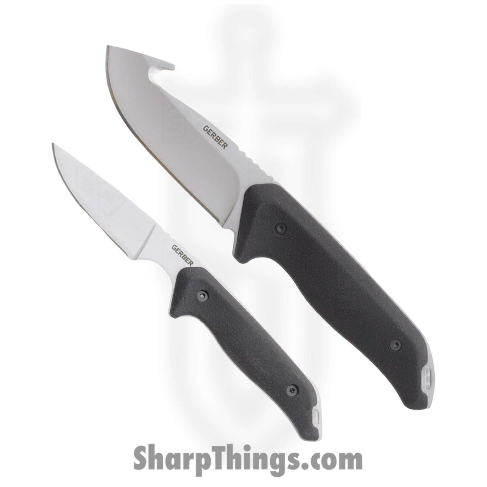 Gerber - G2218 - Moment Field Cleaning Kit - Fixed Blade Knife - 5Cr15MoV Blasted Multi - Rubber - Black