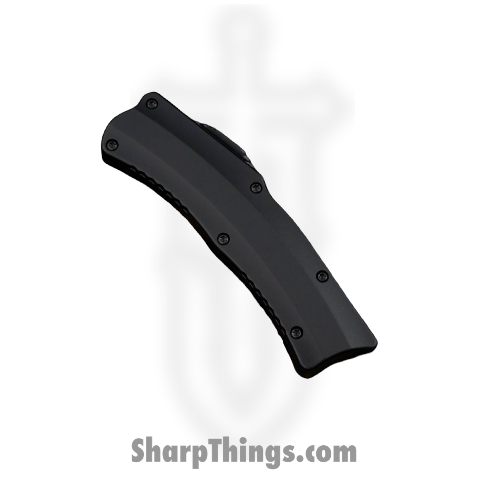Heretic Knives - H060-10A - Roc - OTF Auto - Magnacut Two Tone Hawkbill - 6061-T6 Aluminum - Black - Image 3