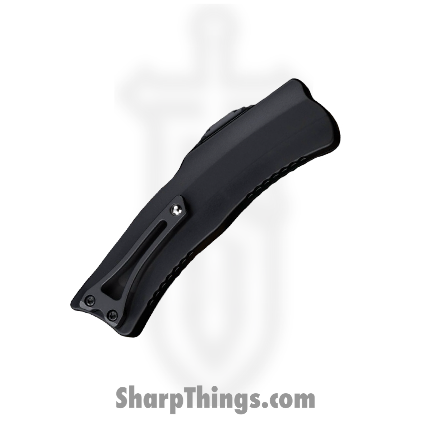 Heretic Knives - H060-10A - Roc - OTF Auto - Magnacut Two Tone Hawkbill - 6061-T6 Aluminum - Black - Image 4