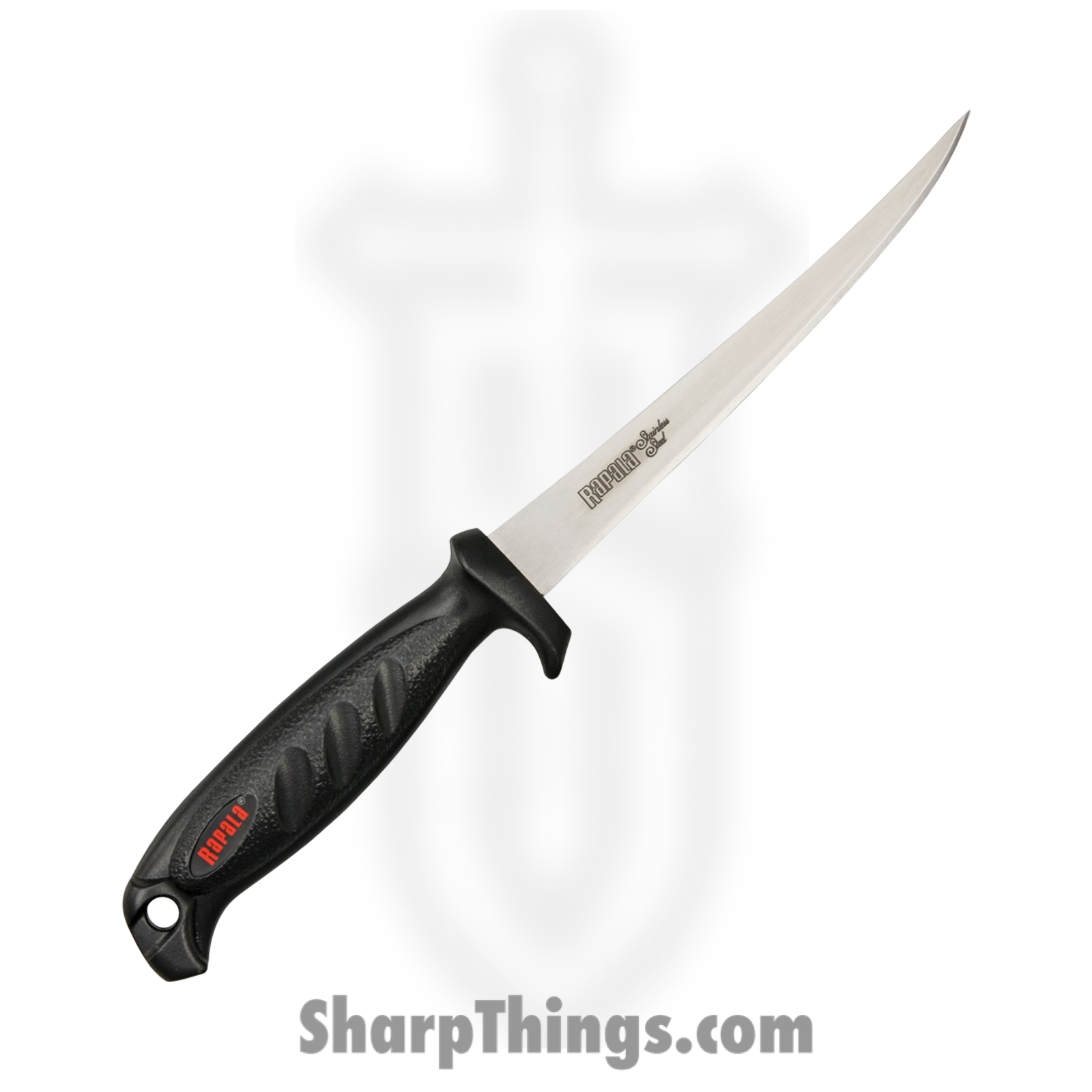 Rapala - NK03110 - Deluxe Falcon Fillet - 6 inch Stainless Steel - Black Polymer