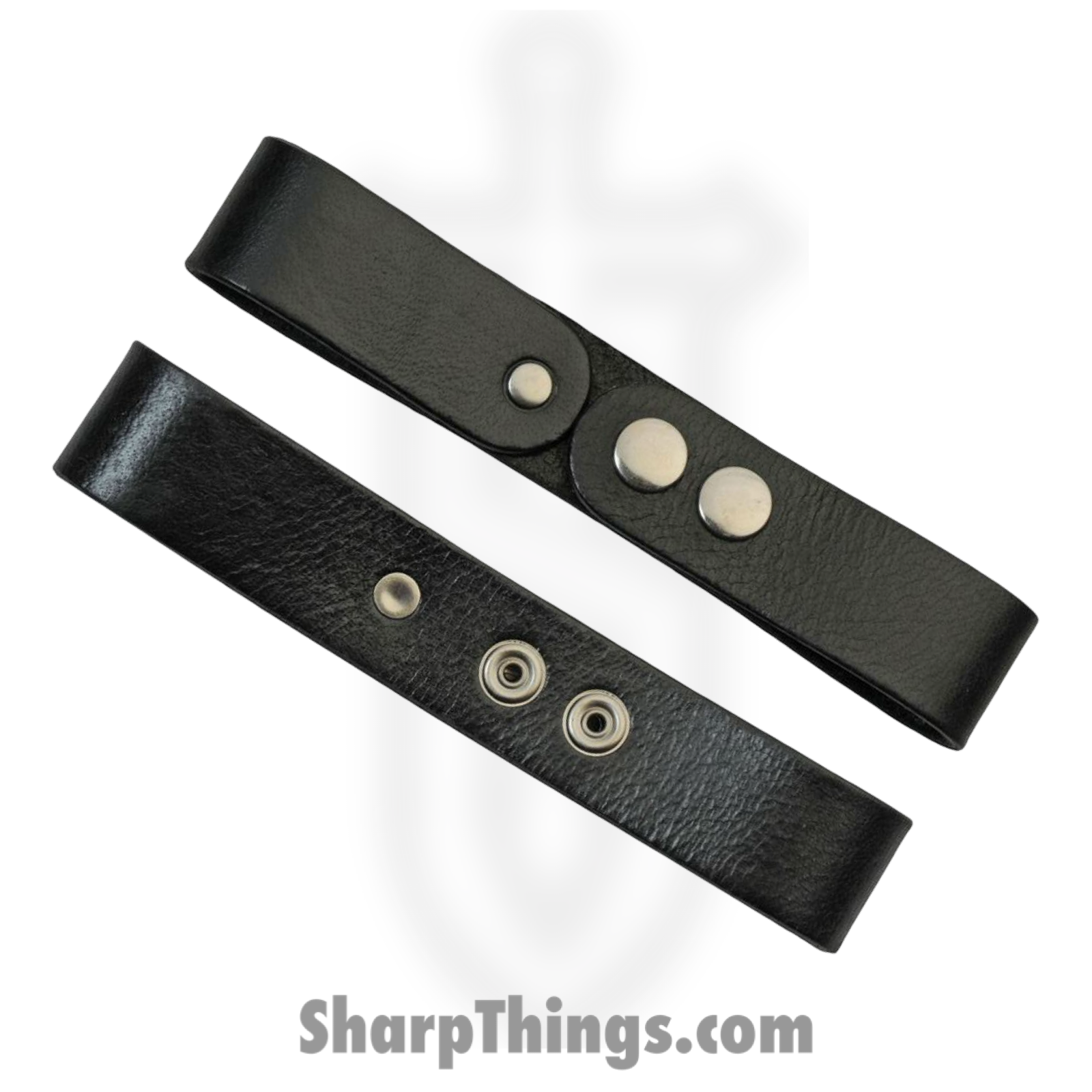 VOC - PA6614BK - Frog Belt Sword Hanger - Black Leather
