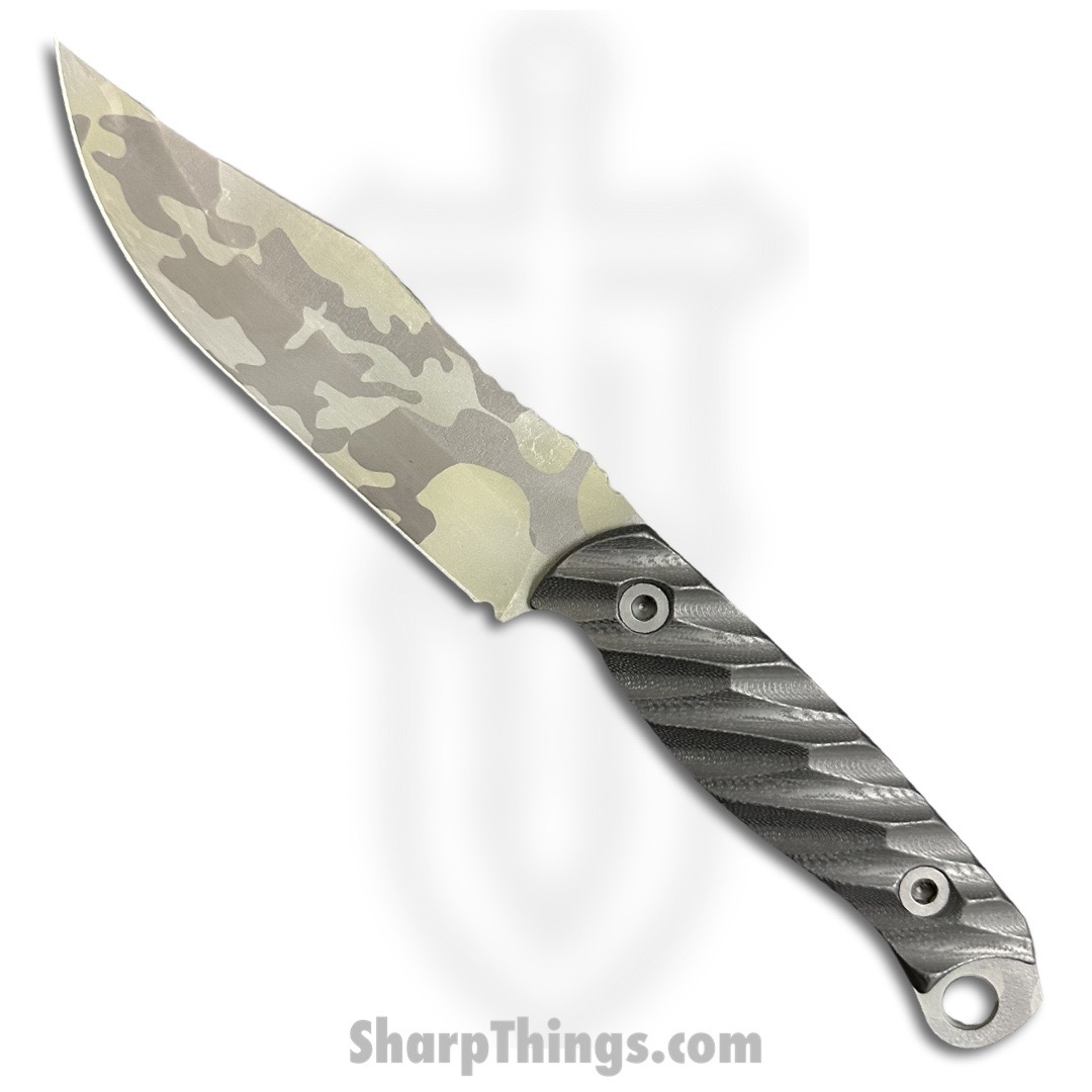 Half Face Blades - HFBCROSC - Crow Scout - Fixed Blade Knife - S35VN Coated Clip Point - G10 - Black - Image 6