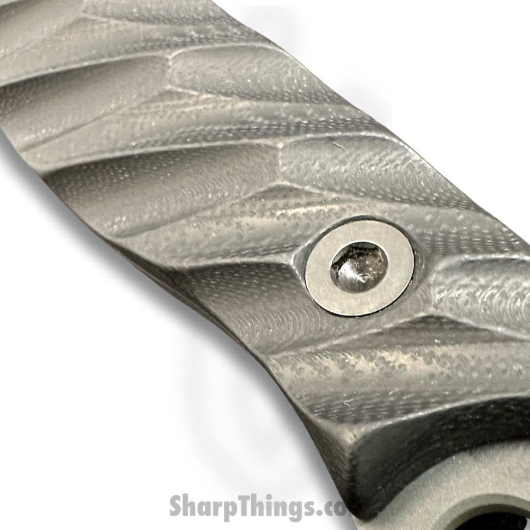 Half Face Blades - HFBCROSC - Crow Scout - Fixed Blade Knife - S35VN Coated Clip Point - G10 - Black - Image 4