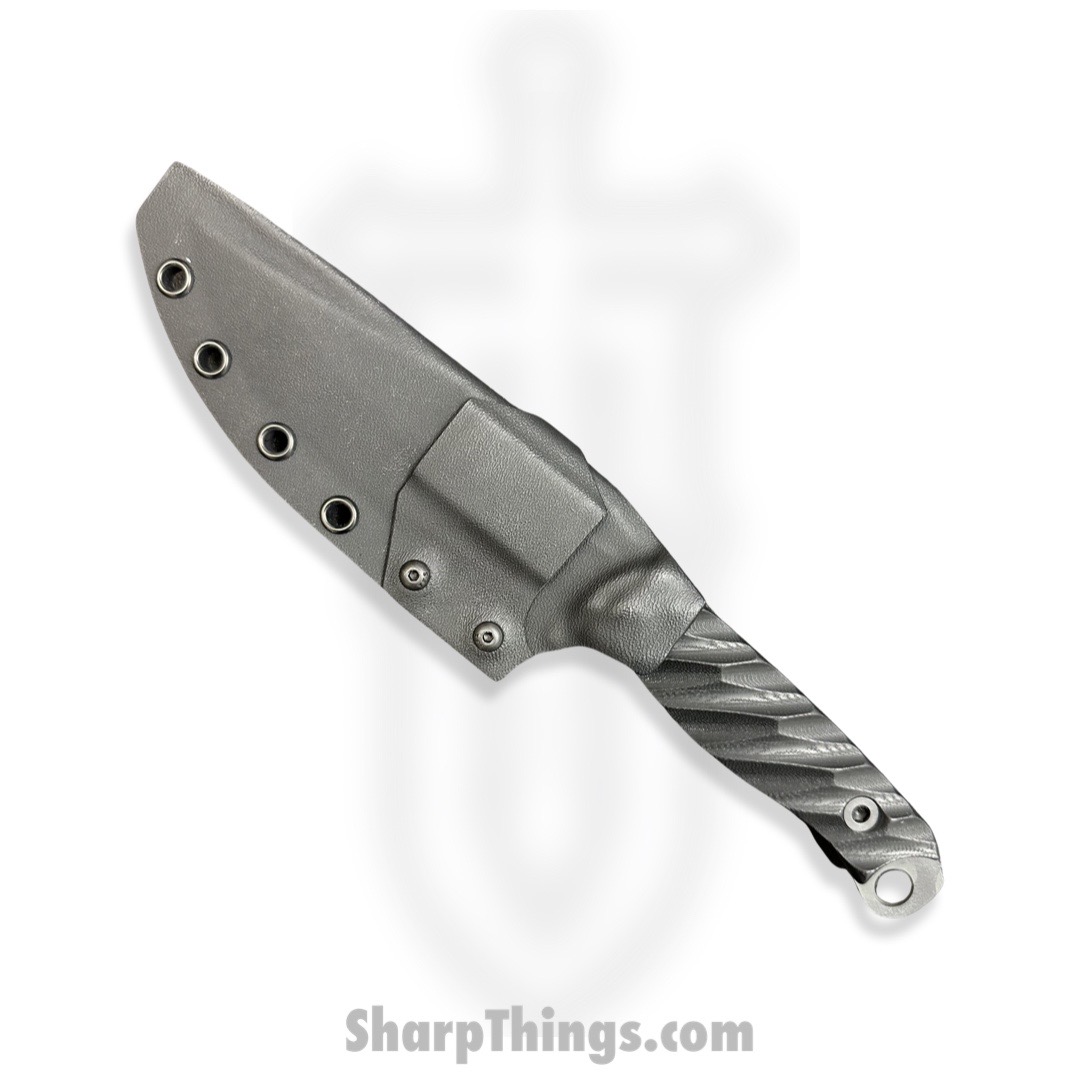 Half Face Blades - HFBCROSC - Crow Scout - Fixed Blade Knife - S35VN Coated Clip Point - G10 - Black - Image 3