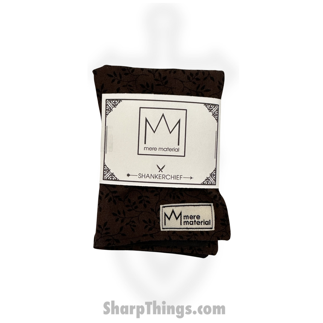 Mere Material Shankerchief - MM0021 - Handmade Handkerchief - Brown Floral