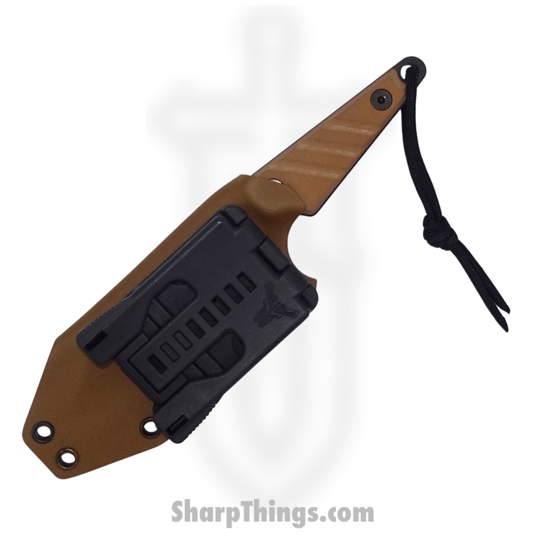 Medford Knife and Tool - MK114SPQ-09KC-SPQ3-Q4 - UDT-1 - Fixed Blade Knife - S35VN PVD G10 - G10 - Coyote Tan - Image 4