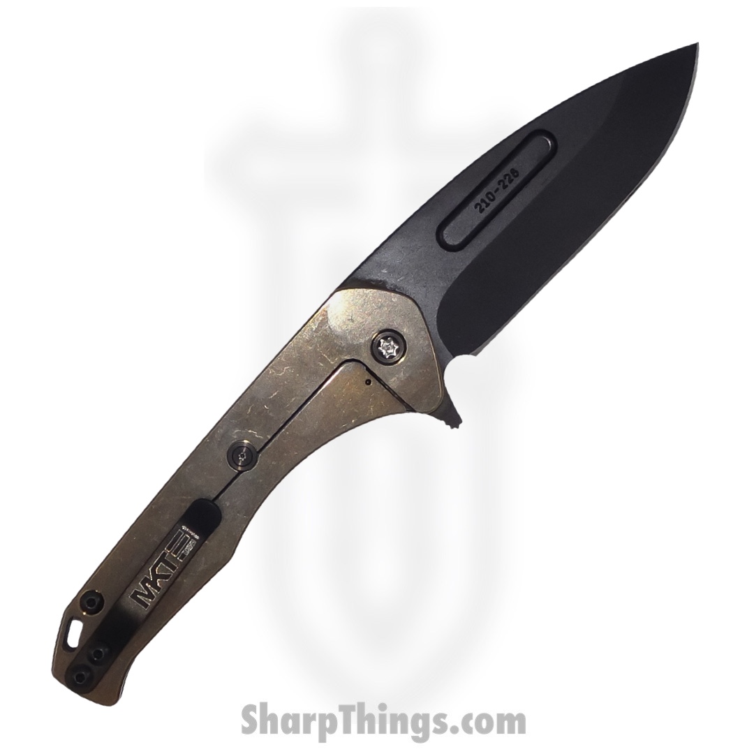 Medford Knife - MKF2084PD-03A1-TPCP-Q4- Praetorian Slim Flipper - PVD Drop Point - S45VN - Faced/Flm Bronze - Image 2