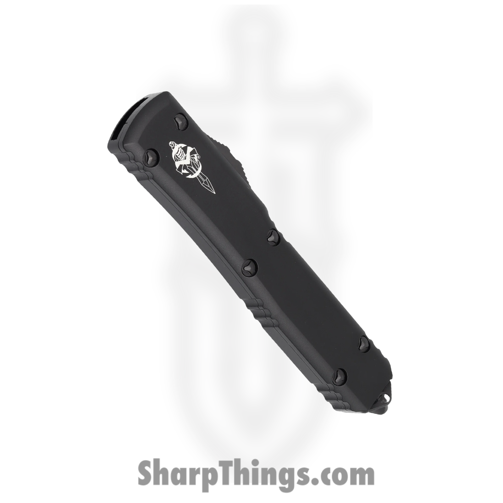 Microtech - 119-1TS - Ultratech Signature Series - OTF Auto - M390 Two Tone Hellhound - 6061-T6 Aluminum - Black - Image 3