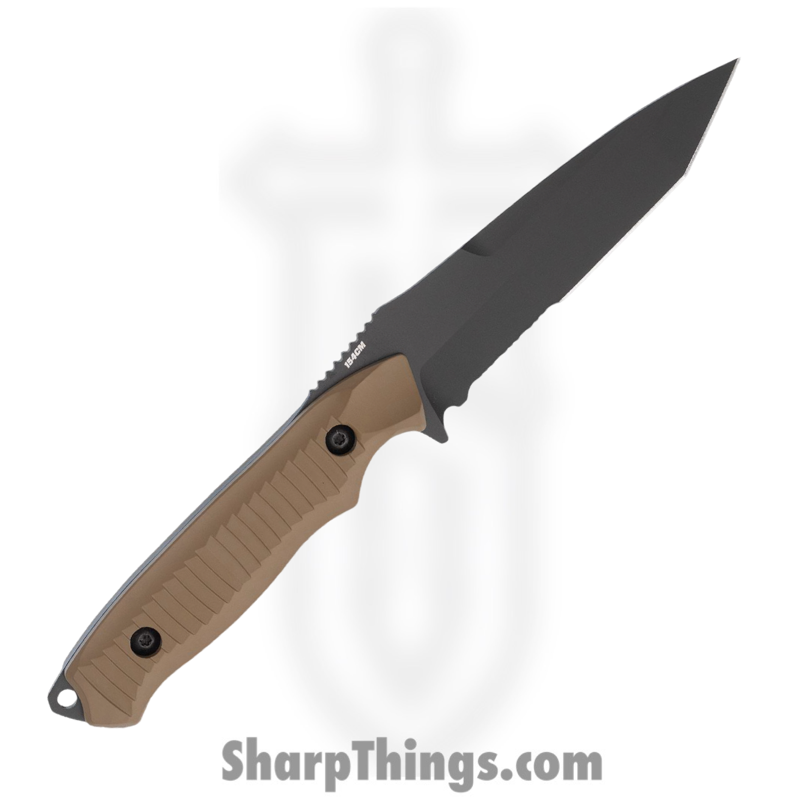 Benchmade - 141SBKSN - Nimravus - Fixed Blade Knife - 154CM Coated Tanto - Aluminum - Tan - Image 2