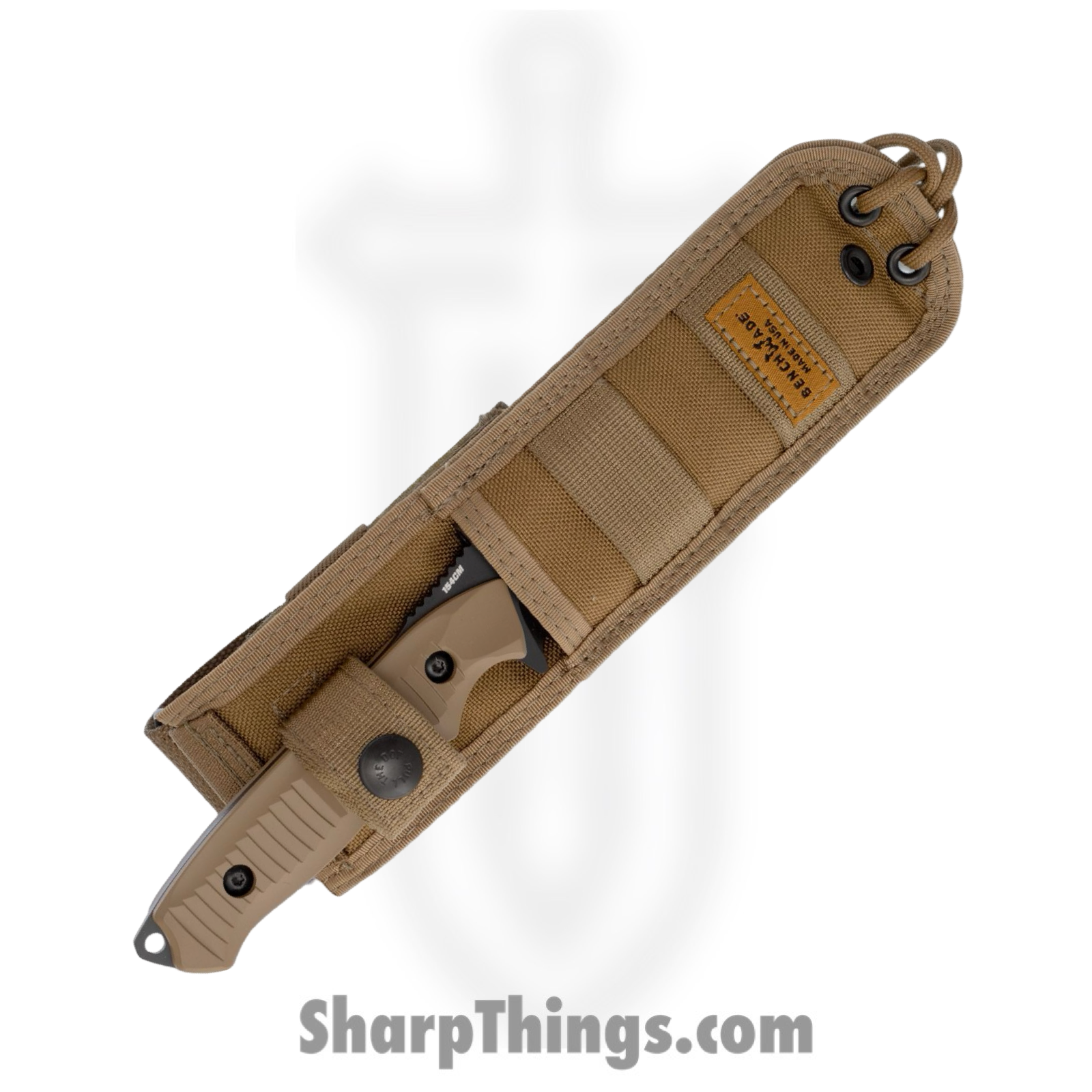 Benchmade - 141SBKSN - Nimravus - Fixed Blade Knife - 154CM Coated Tanto - Aluminum - Tan - Image 3