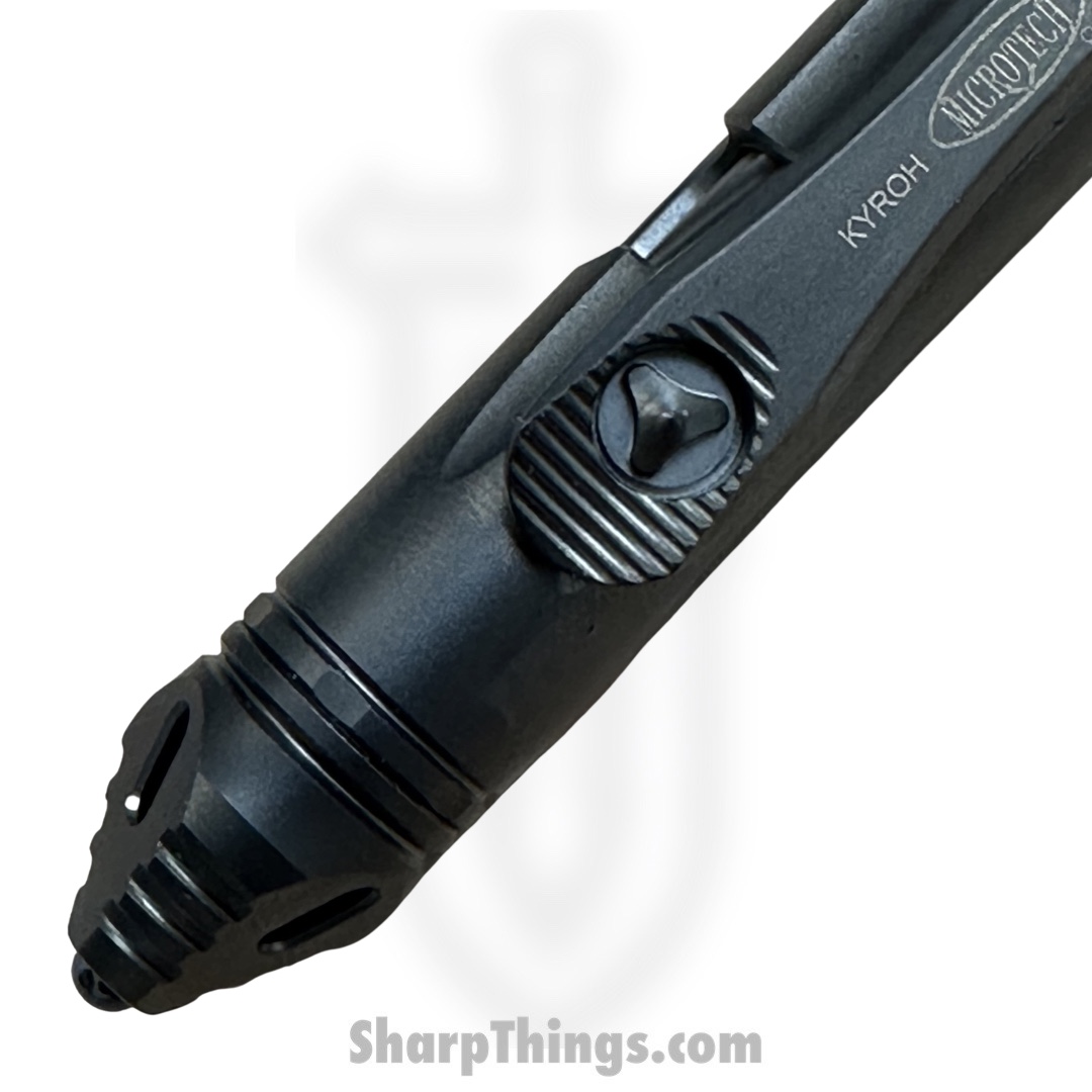 Microtech - 403-TI-DLCTRI - Kyroh Bolt-Action Titanium Pen - Tritum Cap Insert - Image 4