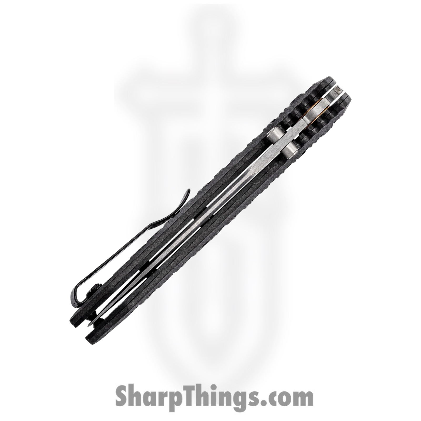 Benchmade - 570-1 - Presidio II - Folding Knife - S30V Satin Drop Point - CF-Elite - Black - Image 4