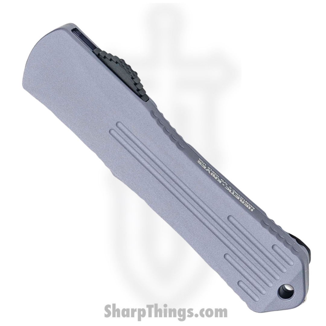 Heretic Knives - H025-10A-GRAY - Manticore S - OTF Auto - Magnacut Two Tone Recurve - 6061-T6 Aluminum - Gray - Image 5