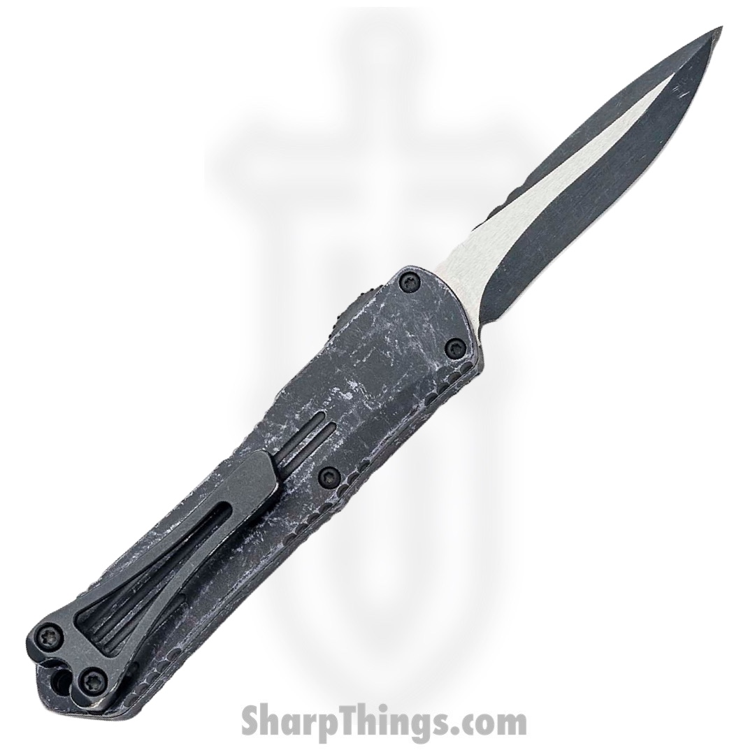 Heretic Knives - H025-14A-BRKGRY - Manticore S - OTF Auto - Magnacut Two Tone Recurve - 6061-T6 Aluminum - Breakthrough Gray - Image 5