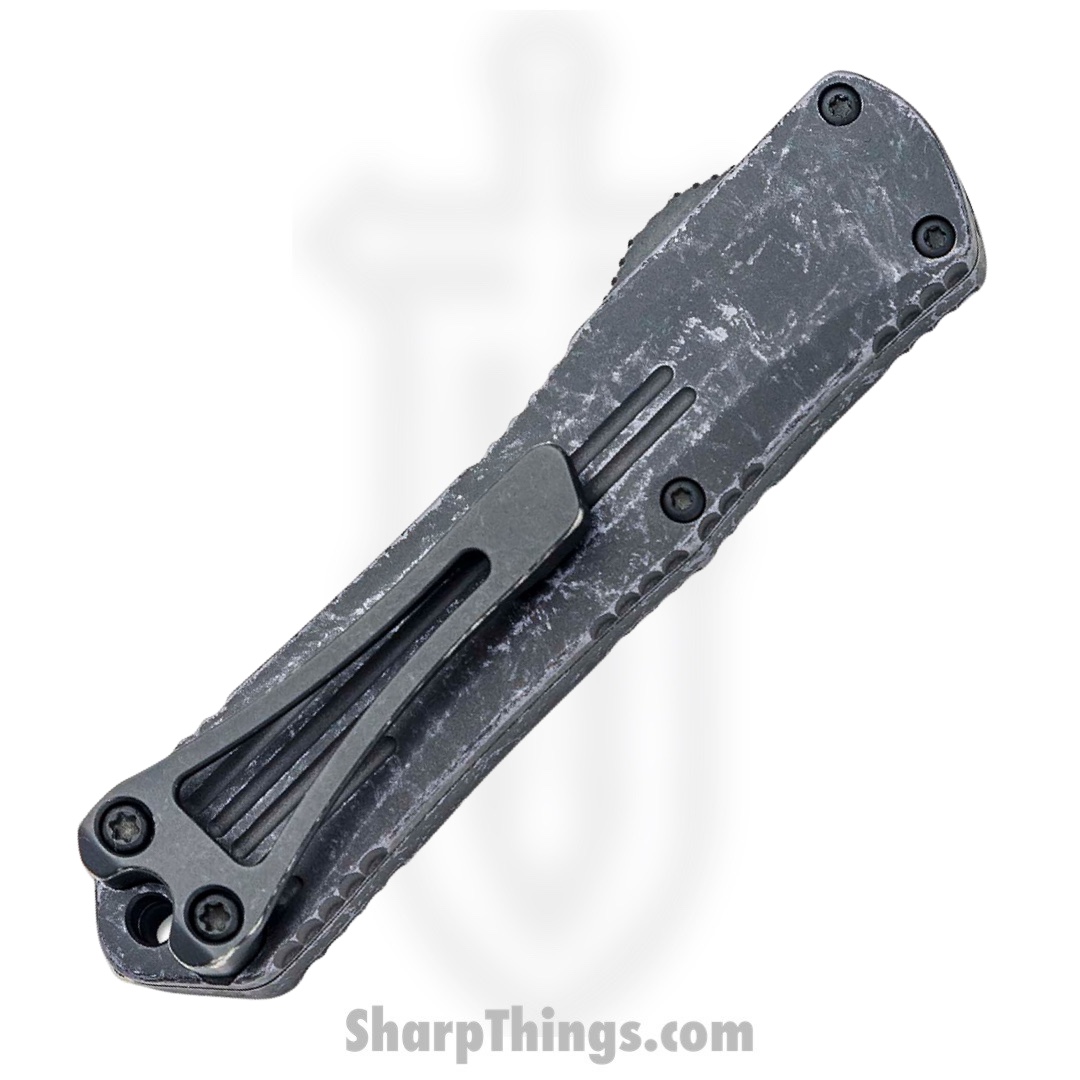 Heretic Knives - H025-14A-BRKGRY - Manticore S - OTF Auto - Magnacut Two Tone Recurve - 6061-T6 Aluminum - Breakthrough Gray - Image 3