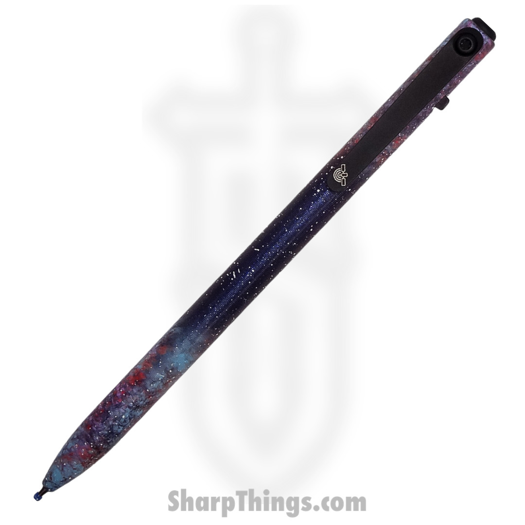 Tactile Turn - 10-SS2-SEA-SPA - Slim Side Click Pen - Short - Titanium - Seasonal Release Deep Space