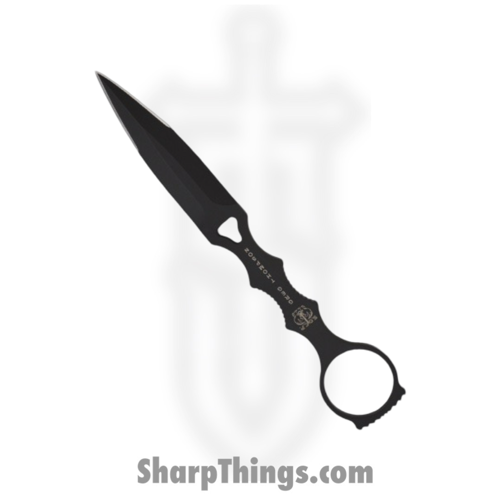 Benchmade - 176BKSN-COMBO - SOCP Dagger and Trainer Combo - Fixed Blade Knife - 440C SS Coated Dagger - Skeletonized - Black Red - Image 3