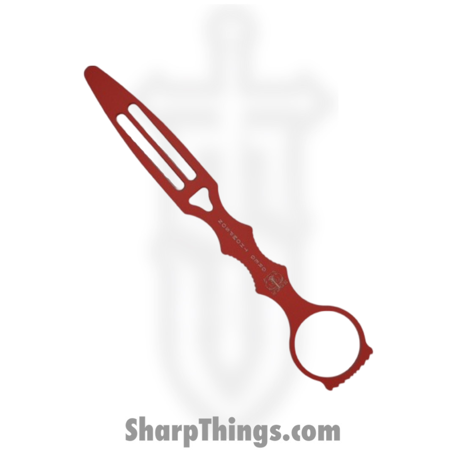 Benchmade - 176BKSN-COMBO - SOCP Dagger and Trainer Combo - Fixed Blade Knife - 440C SS Coated Dagger - Skeletonized - Black Red - Image 2
