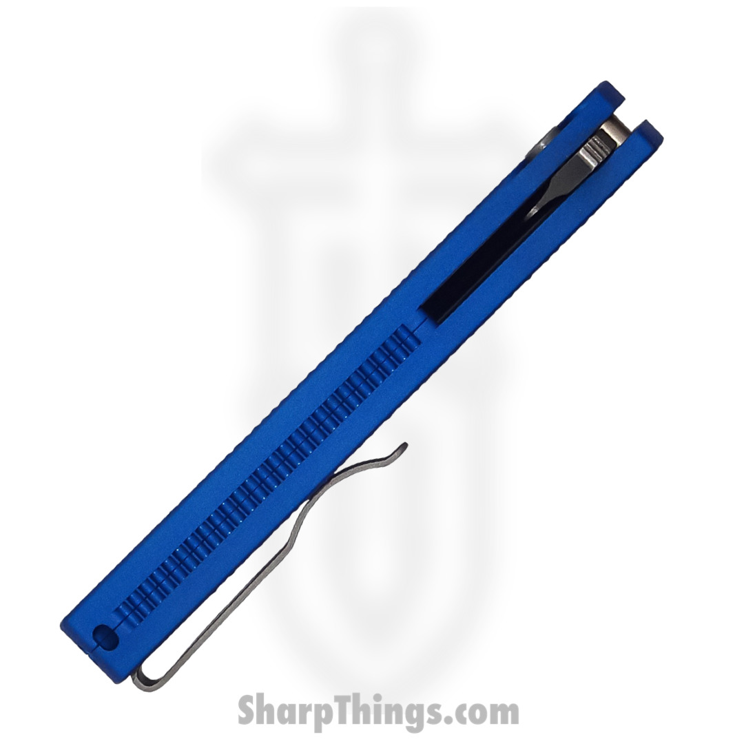 ProTech - 5305-BLUE - Malibu - Folding Knife - Magnacut Stonewash Wharncliffe - 7075 Aluminum - Blue - Image 3