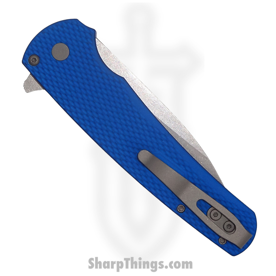 ProTech - 5305-BLUE - Malibu - Folding Knife - Magnacut Stonewash Wharncliffe - 7075 Aluminum - Blue - Image 5