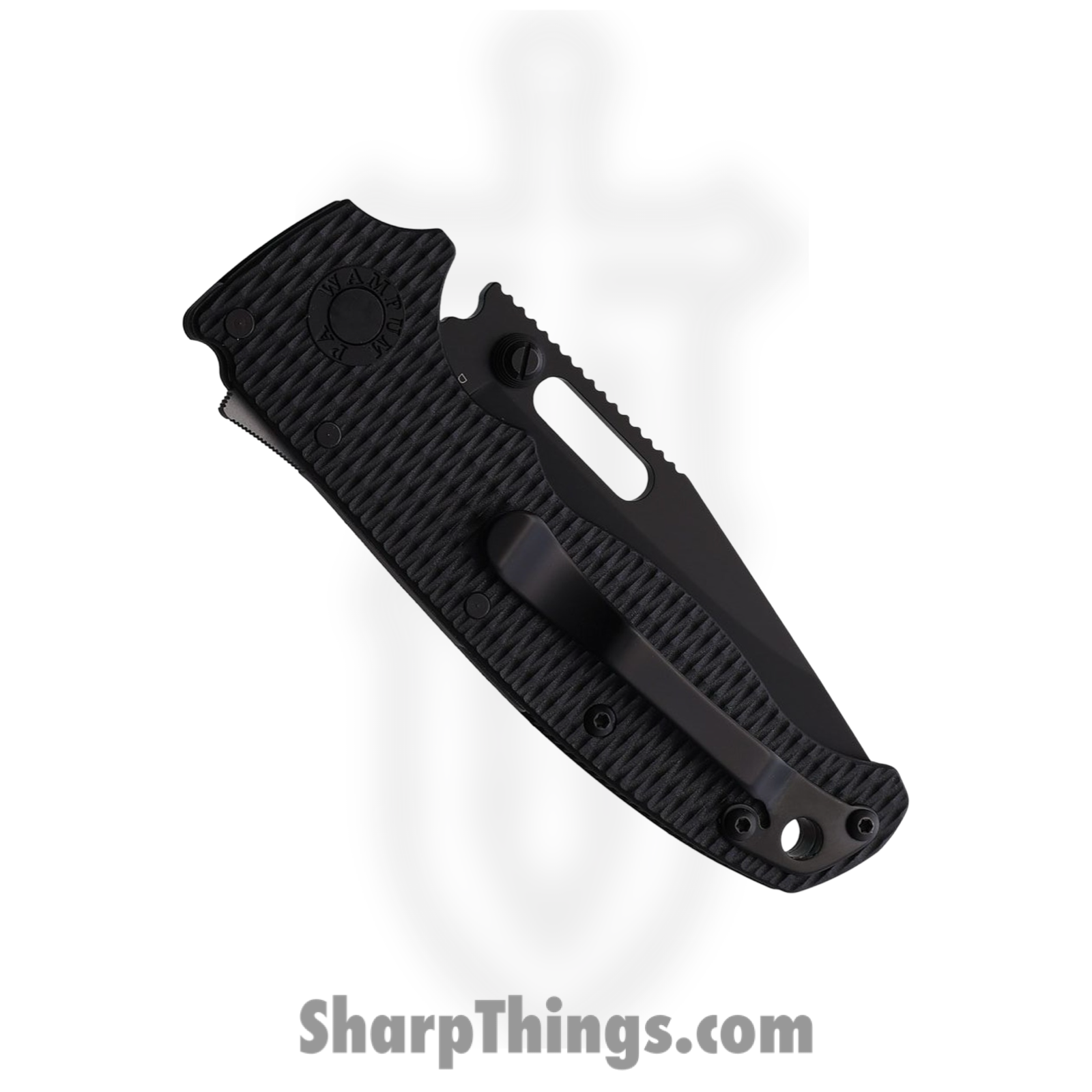 Demko Knives - DEMAD205F15B - AD 20.5 - Folding Knife - D2 Coated Clip Point - Grivory - Black - Image 2