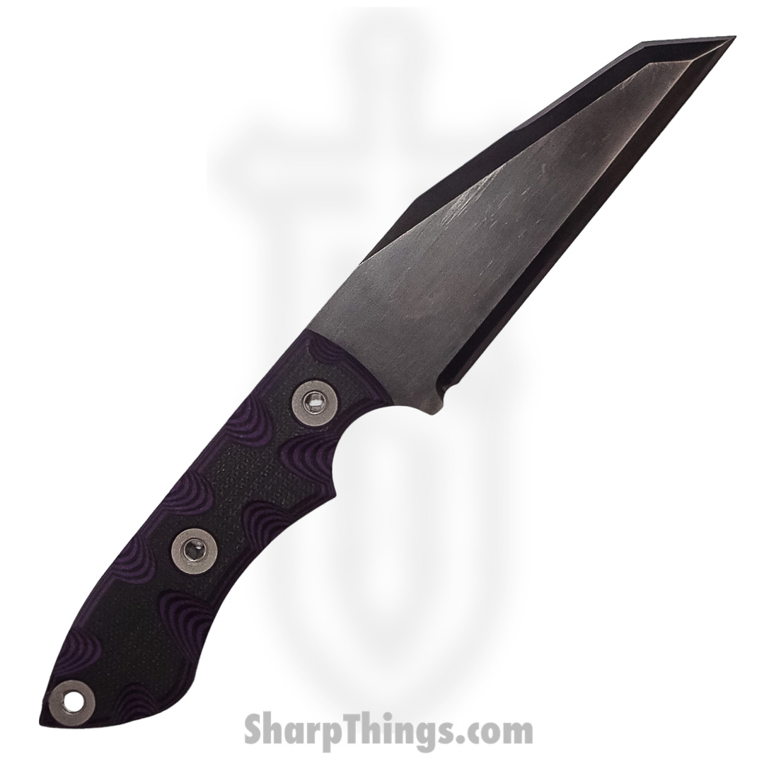 T.Kell Knives - GuardBlkHkGG - Guardian - Fixed Blade Knife - 80CRV2 Nickle Boron Coated Wharncliffe - G10 - Blackhawk - Image 2