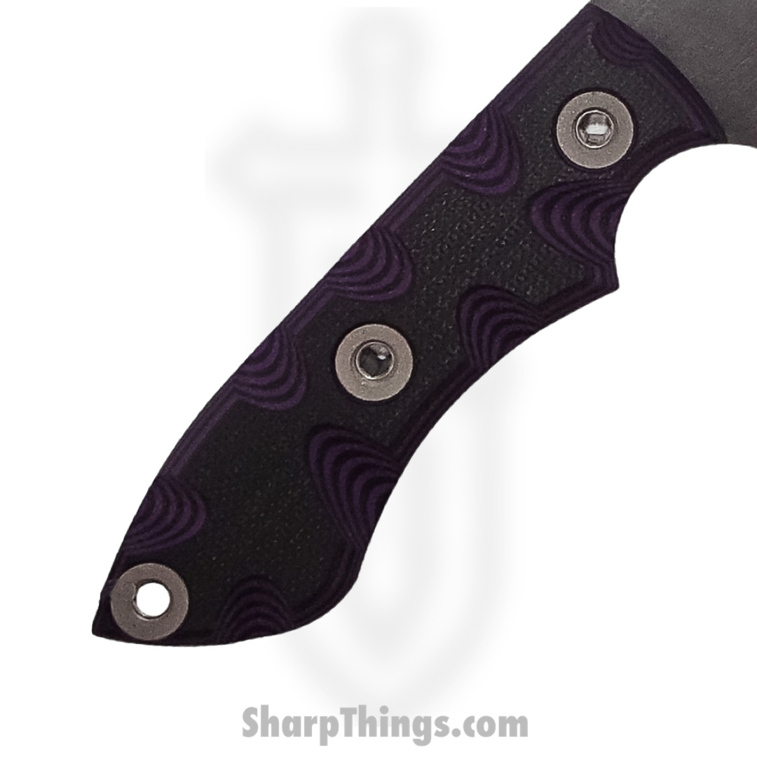 T.Kell Knives - GuardBlkHkGG - Guardian - Fixed Blade Knife - 80CRV2 Nickle Boron Coated Wharncliffe - G10 - Blackhawk - Image 4