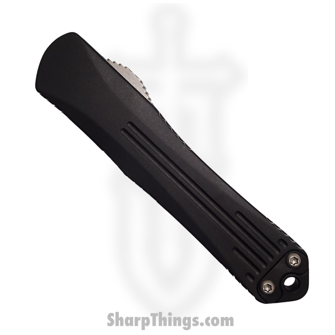 Heretic Knives - H023-2a-Ambi - Manticore S - OTF Auto - Magnacut Stonewash Tanto - 6061-T6 Aluminum - Black - Image 4