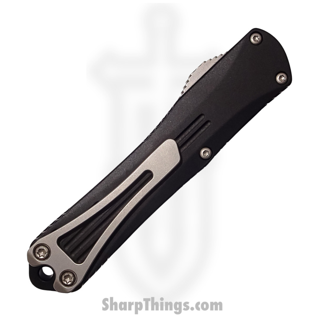 Heretic Knives - H023-2a-Ambi - Manticore S - OTF Auto - Magnacut Stonewash Tanto - 6061-T6 Aluminum - Black - Image 5