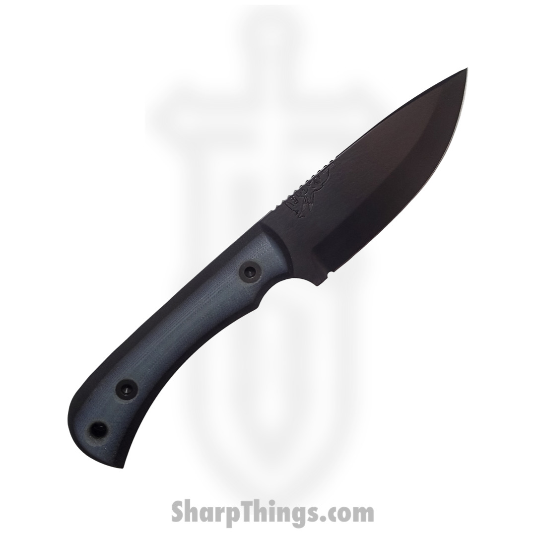 Half Face Blades - HFBCVNR - Cavner - Fixed Blade Knife - S35VN Coated Drop Point - G10 - Black - Image 2