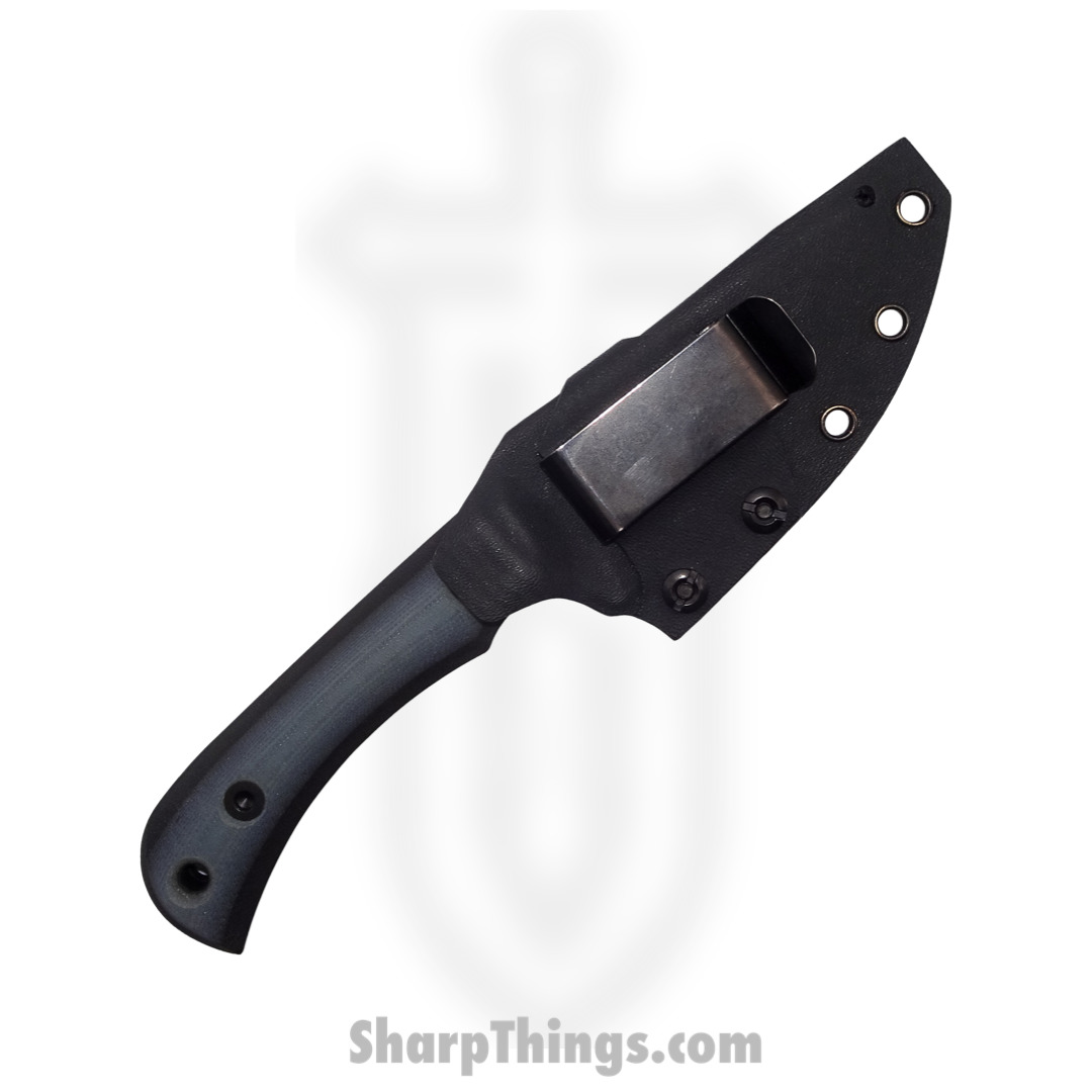 Half Face Blades - HFBCVNR - Cavner - Fixed Blade Knife - S35VN Coated Drop Point - G10 - Black - Image 4